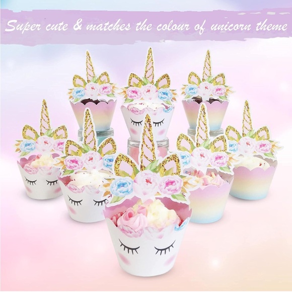☀️ NIP Unicorn 🦄 Theme Birthday Party Decorations - Picture 2 of 8